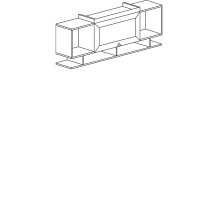 Полка навесная Инна 613 светлая Полка навесная Инна 613 светлая